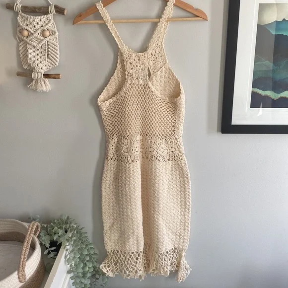[S] Crochet Mini Dress - Picture 6 of 6